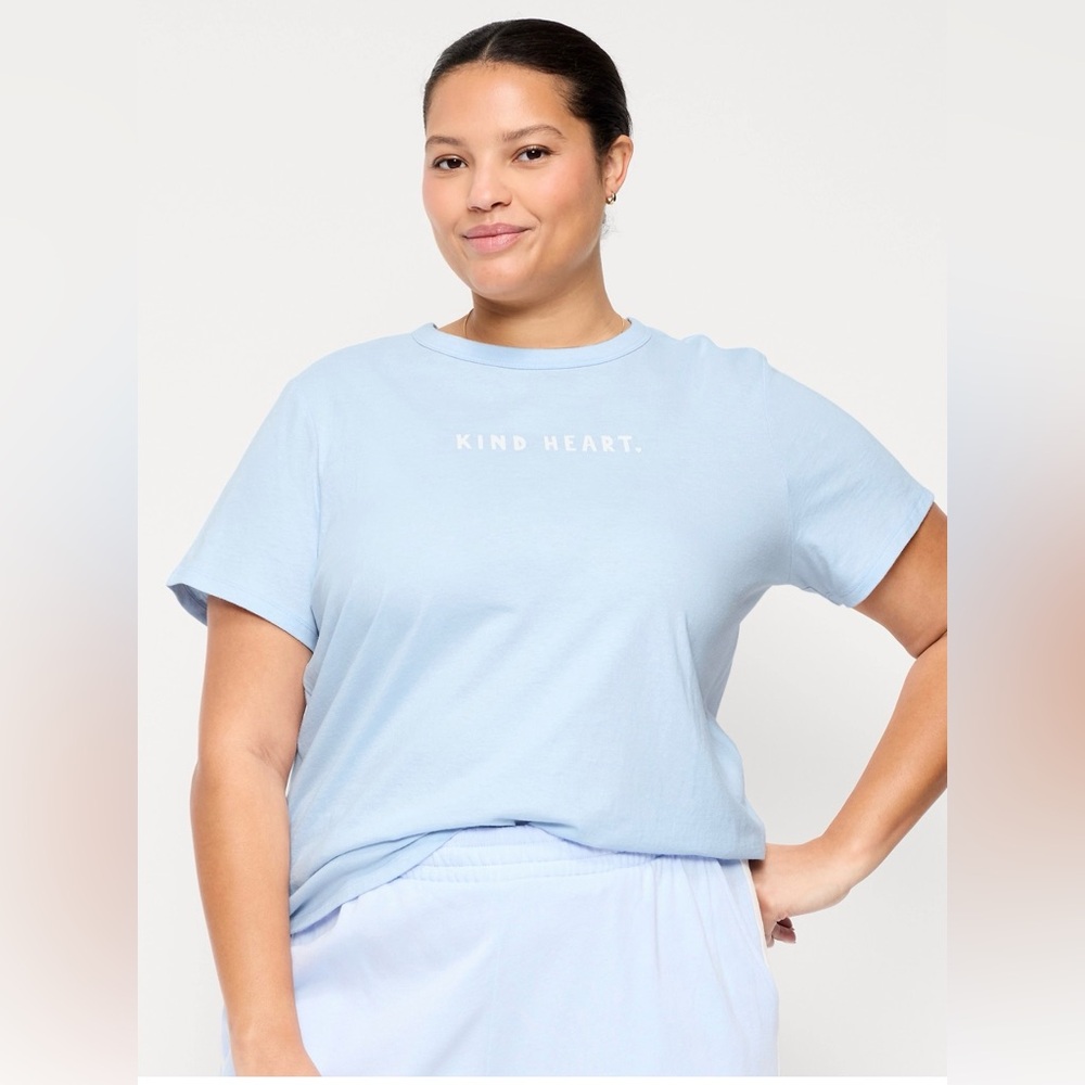Old navy light Blue Graphic Tee